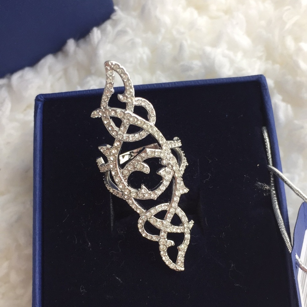 Swarovski Grace Lace Filigree Ring 52